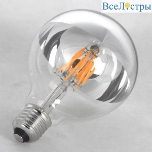 Лампа светодиодная Е27 6W 2200K хром GF-L-2105