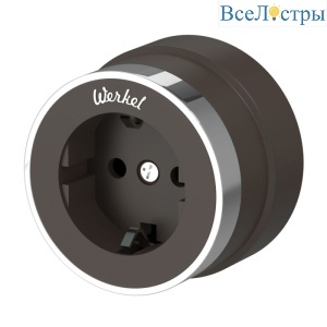 Розетка с заземлением Werkel Vintage 4690389174711 W5871052