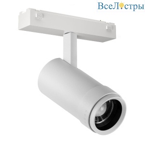 Трековый магнитный светильник Arlight MAG-VIBE-SPOT-ZOOM-R47-10W Warm3000 (WH, 20-55 deg, 48V) 044484