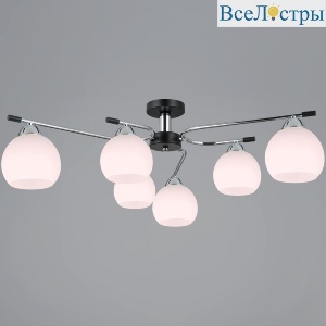Потолочная люстра Illumico IL0638-6CSQ-24 CR BK LIBRA