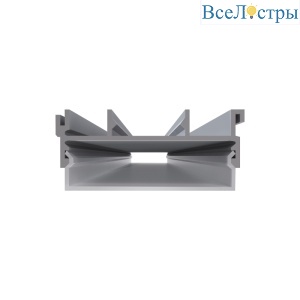 Профиль П-образный универсальный Apeyron ширина ленты до 30мм (рассеиватель, заглушки - 2шт) 08-16