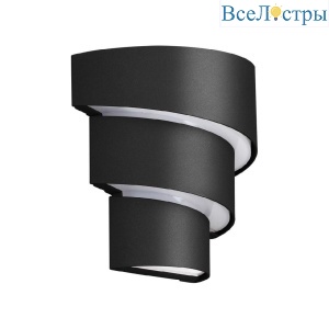 Уличный настенный светодиодный светильник Novotech Street Strait 359197