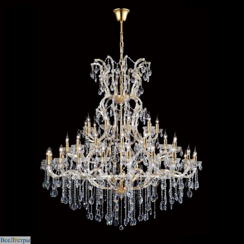 каскадная люстра crystal lux hollywood sp53 gold