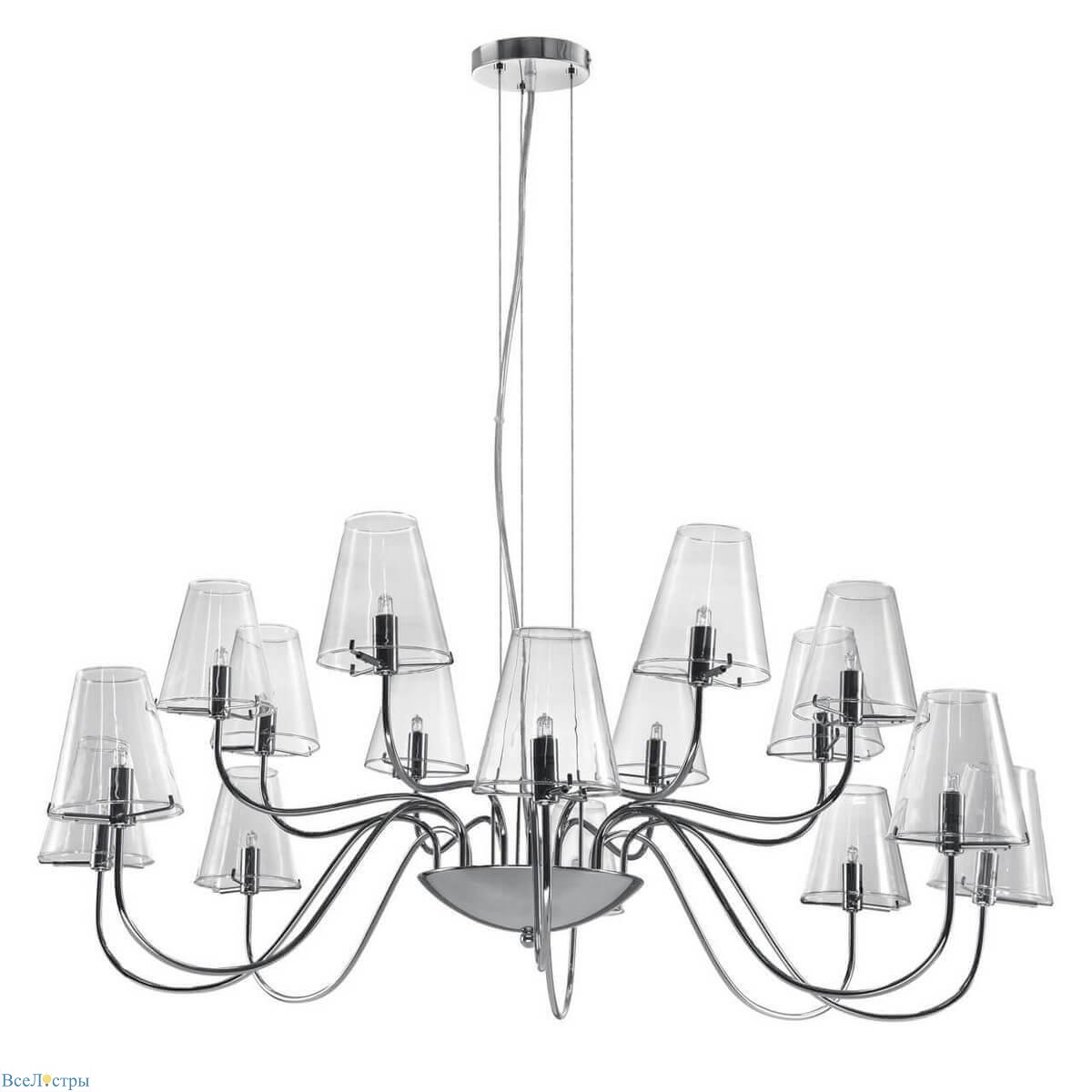 подвесная люстра lightstar diafano 758164