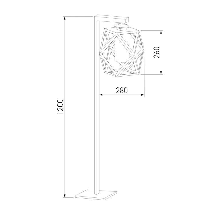 уличный светильник elektrostandard ambra 35133/f черный 4690389176876