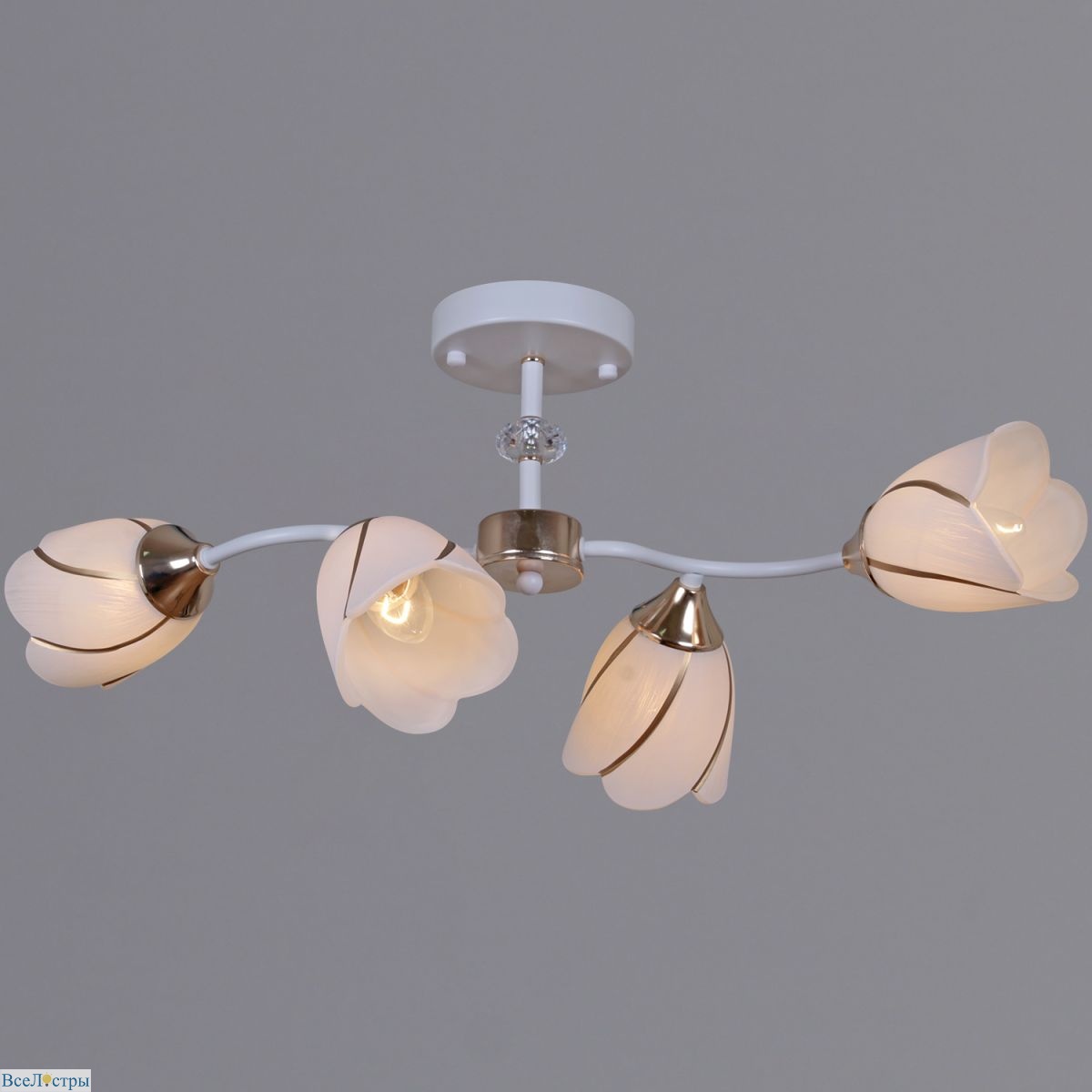 потолочная люстра reluce 35360-0.3-04 wh+fg