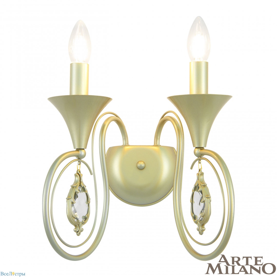 бра arte milano 349920/2w cg