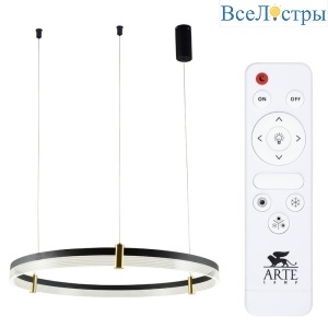 Подвесной светодиодный светильник Arte Lamp Mercury A2183SP-1BK