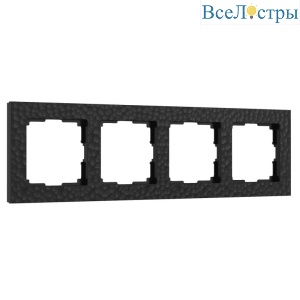 Рамка Werkel Hammer черный 4690389163494