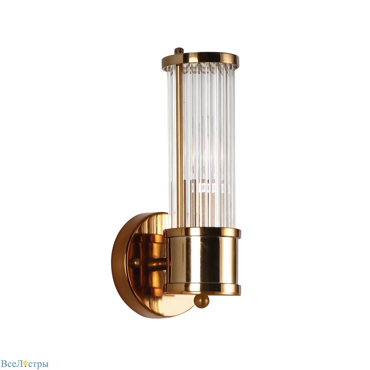 бра delight collection claridges km0768w-1 brass