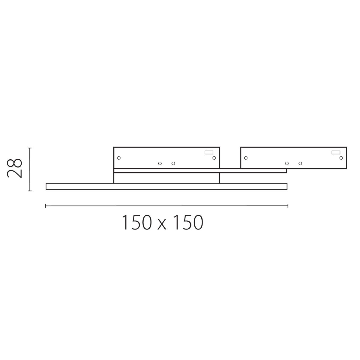 трековый однофазный светильник отраженного света lightstar linea 236147