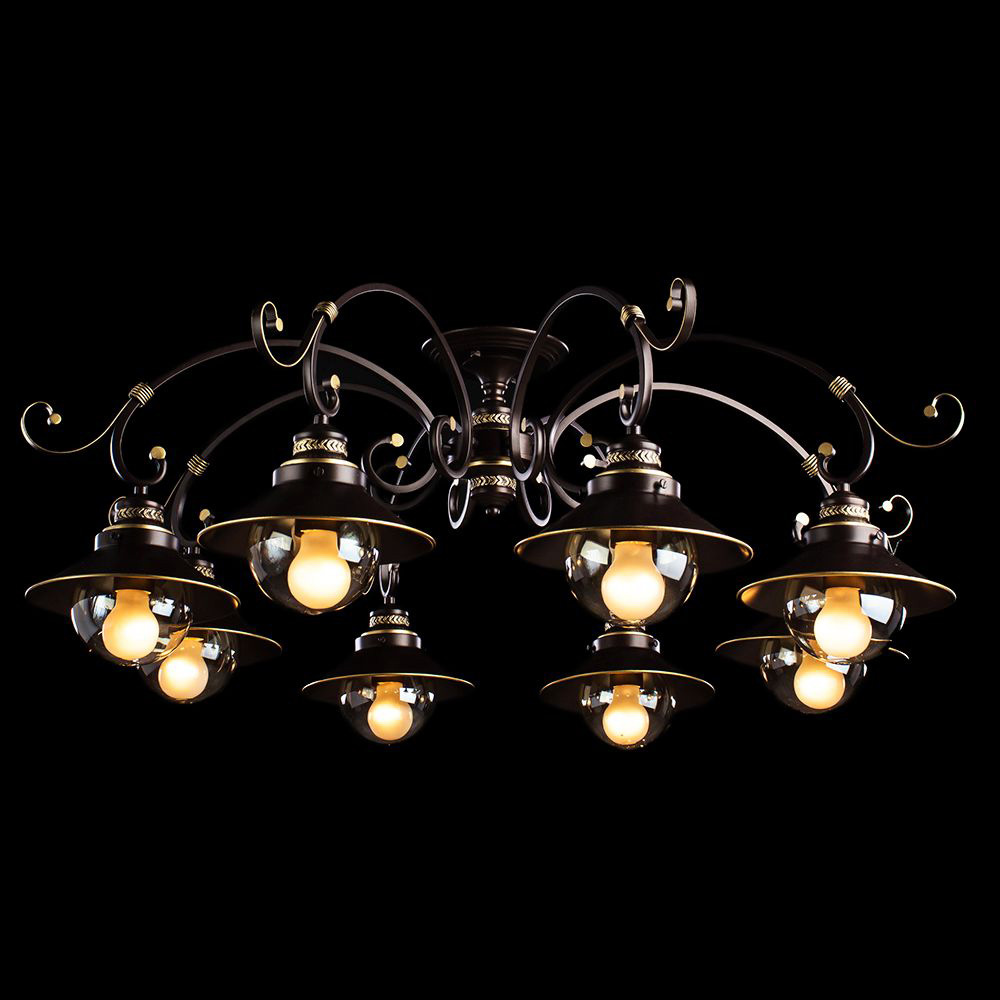 потолочная люстра arte lamp 7 a4577pl-8ck