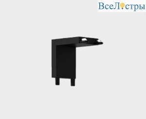 Соединитель вертикальный угловой для магнитного шинопровода Italline IT09-9032 black
