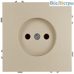 Розетка Эра Galaxy 15-2106-04 без заземления 2P 16А-250В IP20 шампань Б0071692