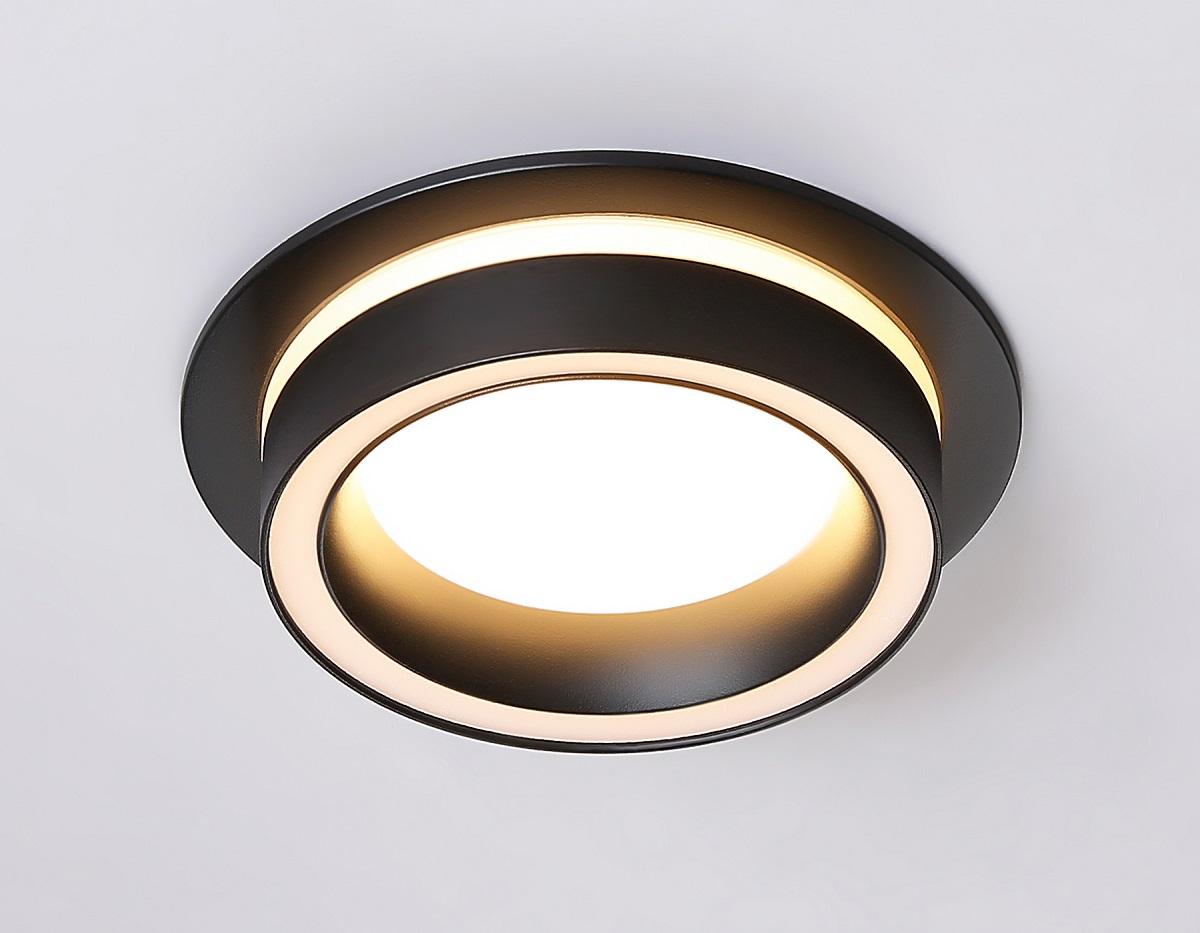 встраиваемый светильник ambrella light techno spot gx53 acrylic tech tn5241