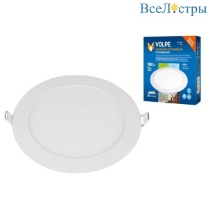 Встраиваемый светодиодный светильник Volpe ULM-Q236 12W/4000K WHITE UL-00004662