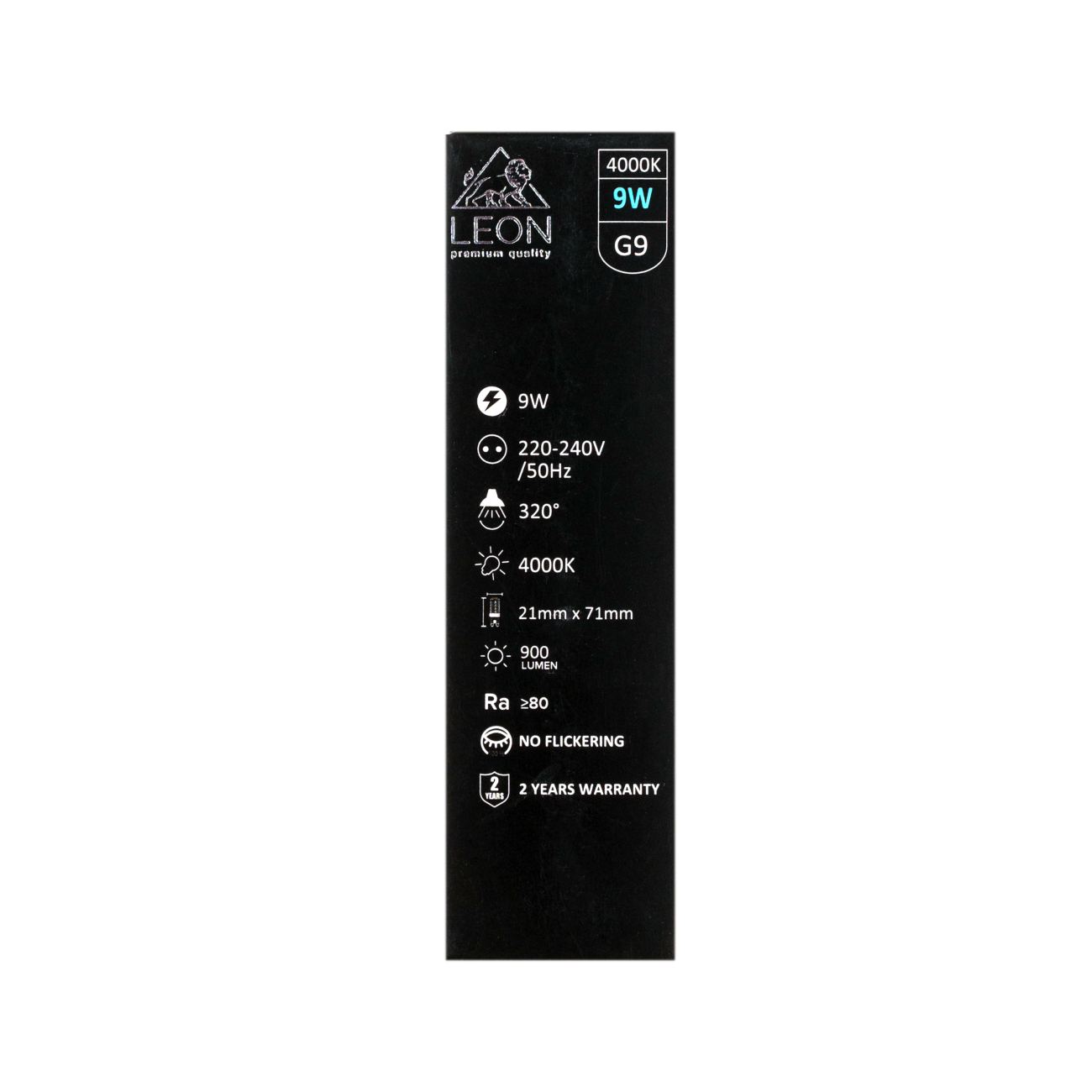 светодиодная лампа leon le-g9-9w-4000k