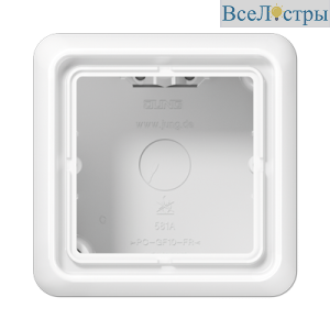 Коробка одноместная Jung CD581AWW