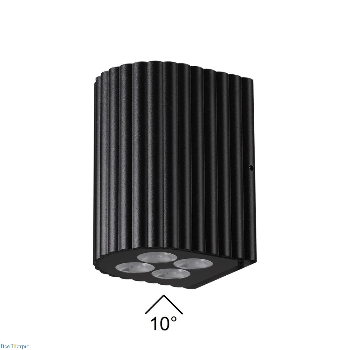 уличный настенный светильник odeon light nature glenn 7127/8wl