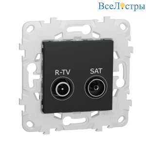 Розетка R-TV/SAT одиночная Schneider Electric Unica New NU545454