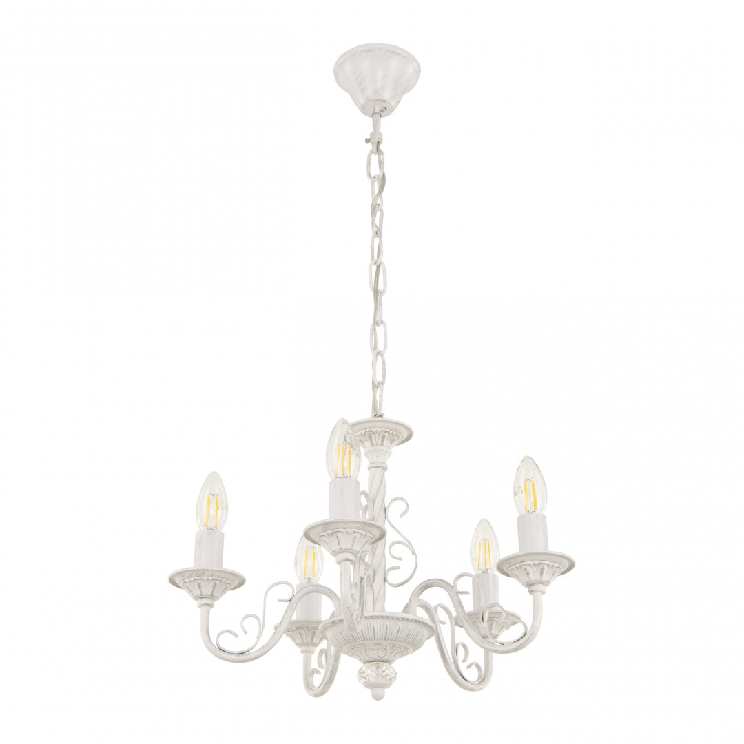 подвесная люстра arte milano 342620/5 wt+sl