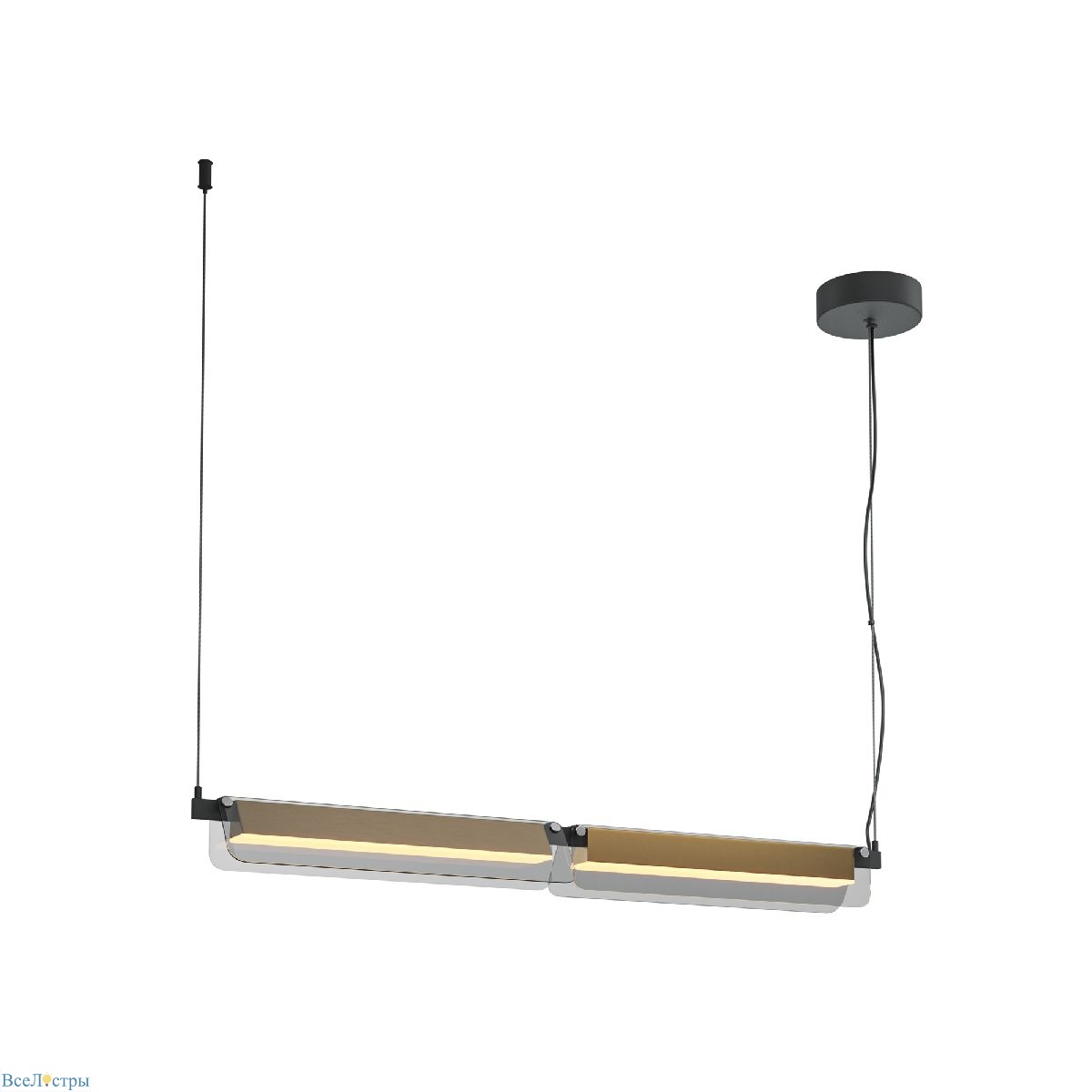 подвесной светильник maytoni flat mod296pl-l20bs3k