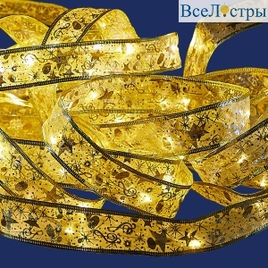 Гирлянда Uniel ULD-S1000-100/SCB/3AA WARM WHITE IP20 RIBBON UL-00010900