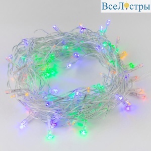 Светодиодная гирлянда Uniel (UL-00007199) разноцветный ULD-S1000-100/DTA Multi IP20
