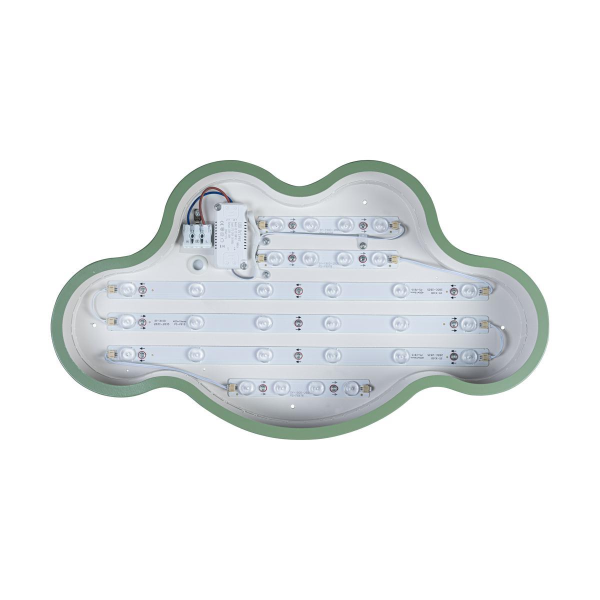 потолочный светодиодный светильник loft it axel 10005/30 green
