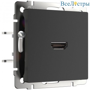 Розетка HDMI Werkel черный матовый 4690389157066 W1186008 a051601