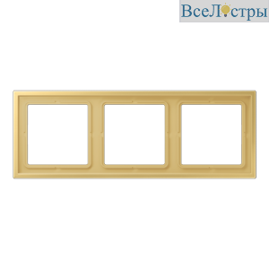 Рамка трехместная Jung LSZME983BFC