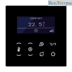 Термостат комнатный Jung TRDLS9248SW