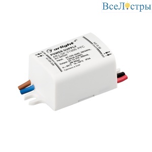 Блок питания Arlight ARJ-SP-21300-PFC (6W, 12-21V, 300mA) 037437