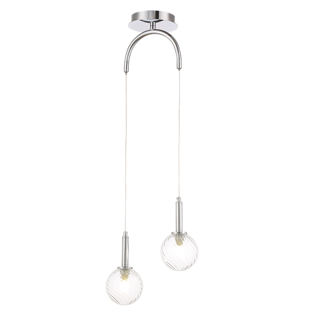 подвесной светильник crystal lux luxury sp2 chrome