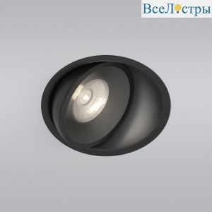Встраиваемый светодиодный светильник Elektrostandard Slide 25083/LED 6W 4200K чёрный a062944