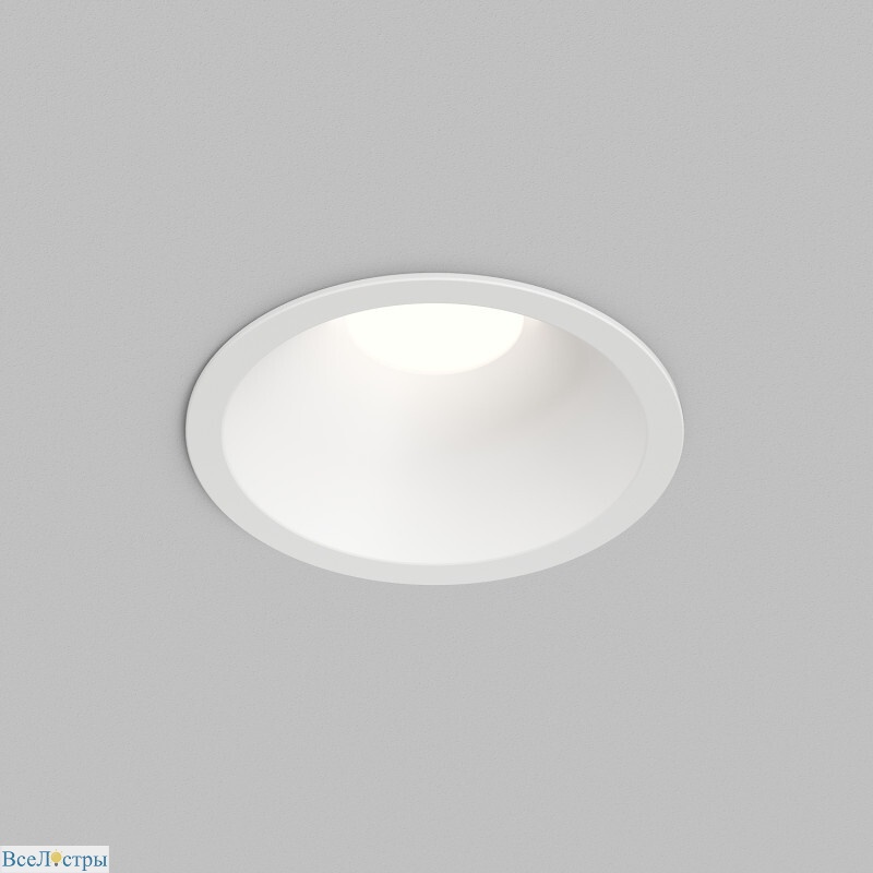 встраиваемый светильник denkirs shine glow dk2431-wh
