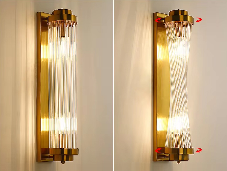 настенный светильник delight collection wall lamp 88008w/s brass