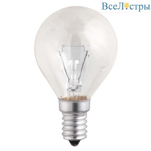 Лампа накаливания Jazzway E14 40W 2700K прозрачная 3320256