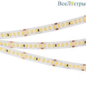 Светодиодная лента Arlight RT-A168-10mm 24V Warm3500 (17 W/m, IP20, 2835, 5m) 028602(2)