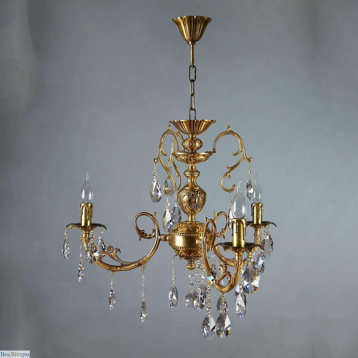 подвесная люстра ambiente alicante 8888/3 ab tear drop