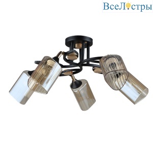 Потолочная люстра Arte Lamp Glamore A5076PL-5BK