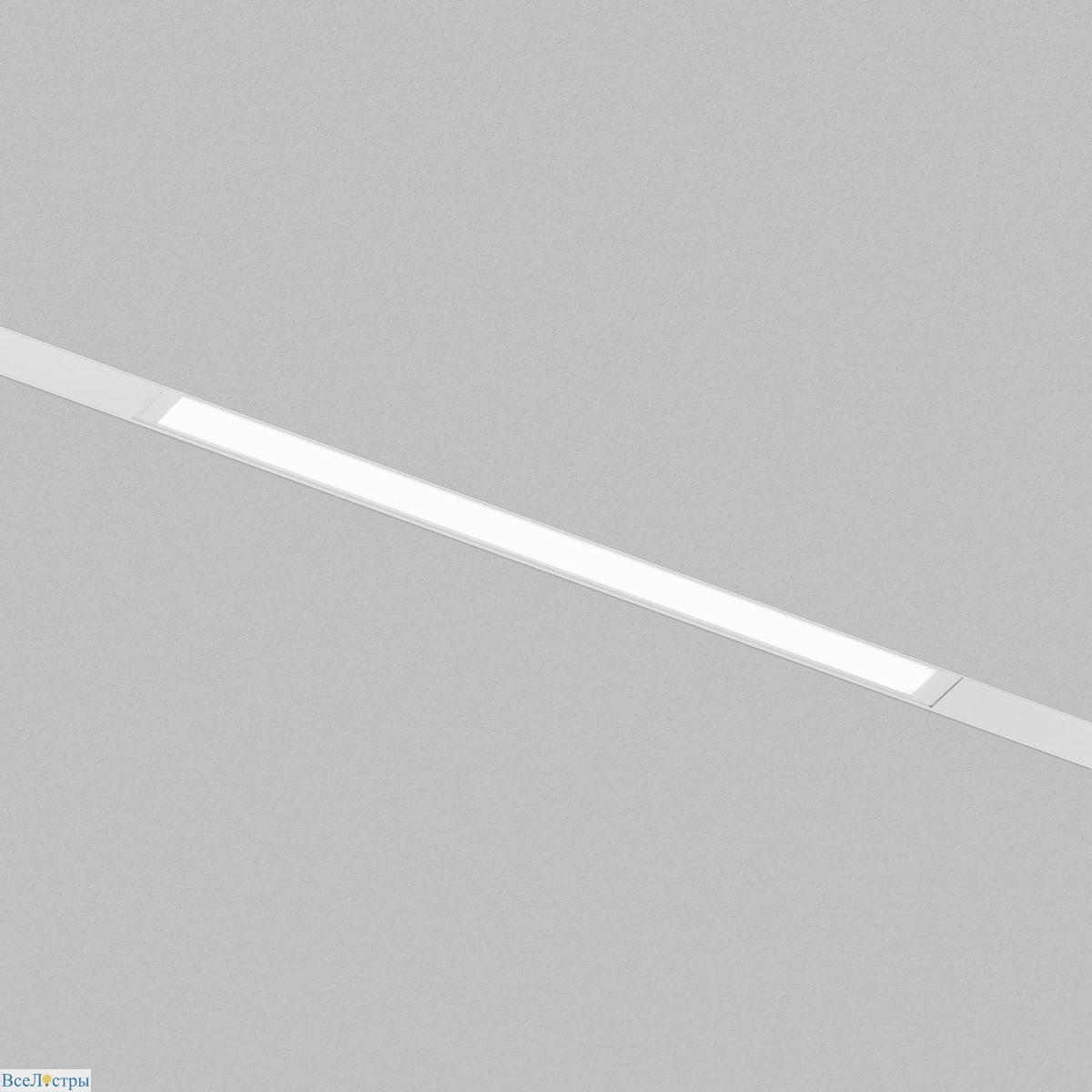 трековый однофазный светильник denkirs simple linear dk8204-wh