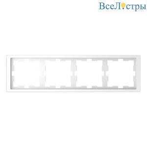 Рамка 4-постовая Schneider Electric Merten D-Life MTN4040-6535