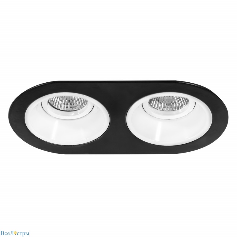 встраиваемый светильник lightstar d6570606 (214657+214606+214606)