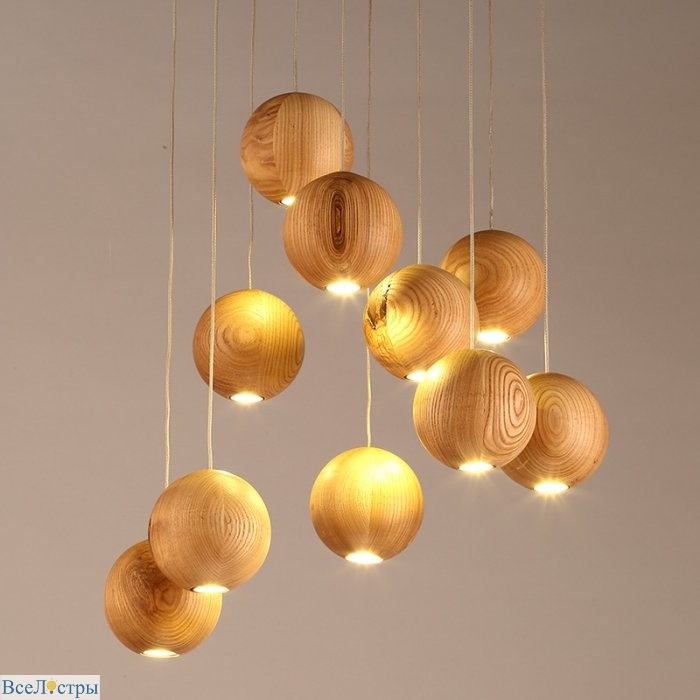 Светильники коллекции Lofter Wooden Sphere Imperium Loft