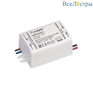Блок питания Arlight ARPV-SP-12006 (12V, 0.5A, 6W) 038977