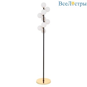Торшер Lumina Deco Marsiada LDF 6033-9 BK+F.GD