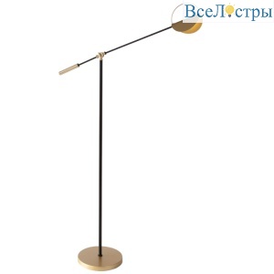 Торшер Eurosvet Grazia 01143/1 черный/золото a062045