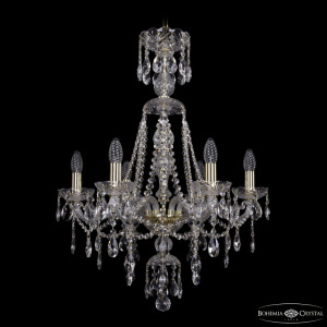 Подвесная люстра Bohemia Ivele Crystal 1415/6/200/XL-77 G