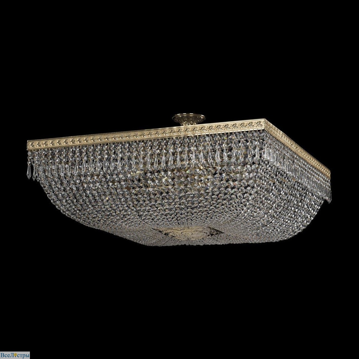 потолочная люстра bohemia ivele 19012/100iv g